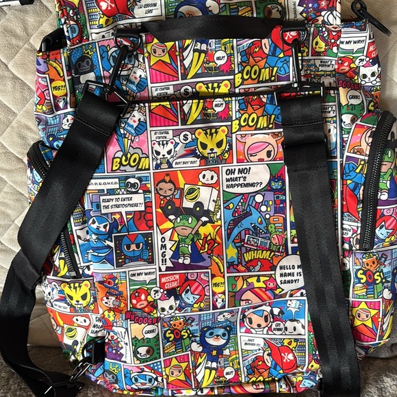 Tokidoki x jujube cartoon backpack diaper bag new without tags - Picture 4 of 9